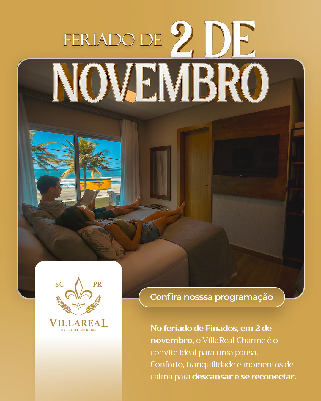 Feriado de Finados Charme 2026